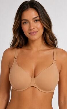 NWT SKIMS Smoothing Intimates Full Coverage Lightly Lined Bra 40DD Clay